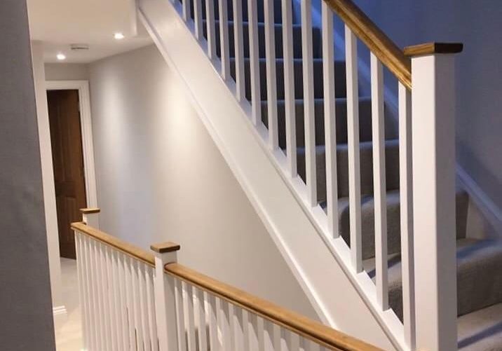 51807982_611491399292492_8698421935433842688_n Freshly painted hallway and stair rails